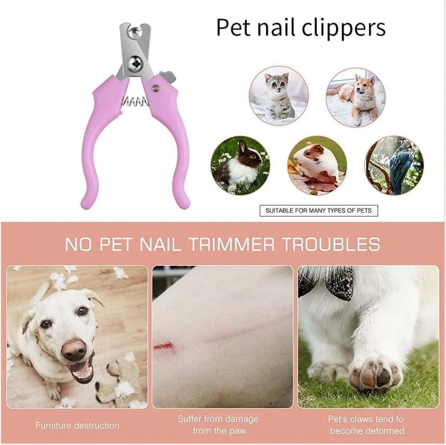 4 in 1 Dog Grooming Clippers Kit with LED Display,Waterproof Dog Clippers Cordless for Thick Hair,Low Noise Dog Hair Trimmer for Dogs Cats Animals