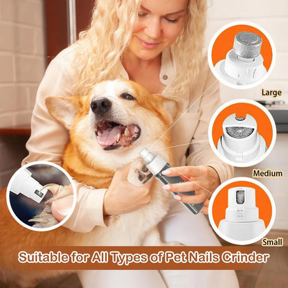 4 in 1 Dog Grooming Clippers Kit with LED Display,Waterproof Dog Clippers Cordless for Thick Hair,Low Noise Dog Hair Trimmer for Dogs Cats Animals